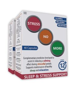 StressNoMore - Stress, Anxiety, Sleeplesness, Tension (40 capsules) x 2