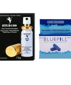 Stud100 Delay Spray & The Blue Pill (Enhanced Performance Combination)