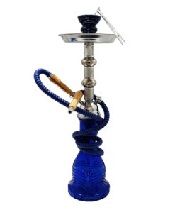 Super Hookah/Shisha - 1 Pipe ( 52cm ) - Blue