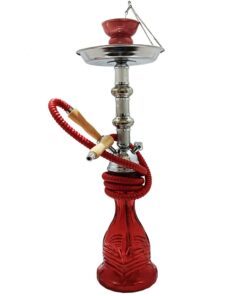 Super Hookah/Shisha - 1 Pipe ( 52cm ) - Red