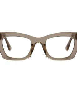 Superfine Cling Cateye Anti-Blue Light Glasses Nude