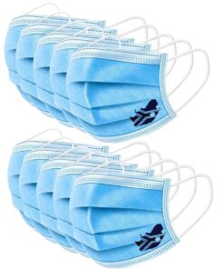 Surgical Mask nose and mouth protection - 10 Pack - Blue