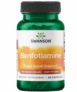 Swanson Benfotiamine - High Potency 160 mg - 60 Caps