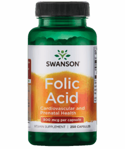 Swanson Folic Acid 800 mcg - 250 Caps