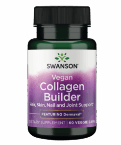 Swanson Vegan Collagen Builder Featuring Dermaval - 60 Veg Capsules