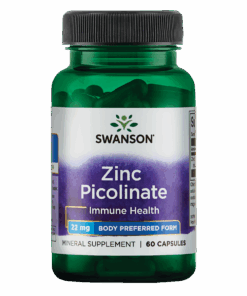 Swanson Zinc Picolinate - Body Preferred Form 22mg - 60 Caps