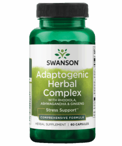 Swansons Adaptogenic Complex with Rhodiola, Ashwagandha & Ginseng - 60 Caps