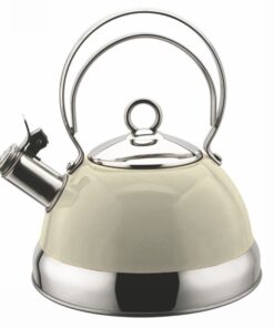 Swiss 2.5LT Gas Gourment Whistling Kettle Antique White