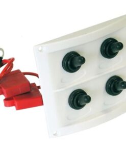 Switch Panel Waterproof White Plastic