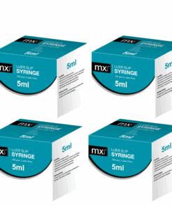 Syringe 5ml 3-part Luer Slip 100's