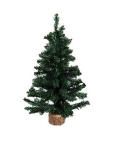 Tabletop Christmas Tree with Wooden Base 45cm (Green)