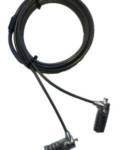 Targus Laptop Security Defcon Double Headed Serialised Cable Lock