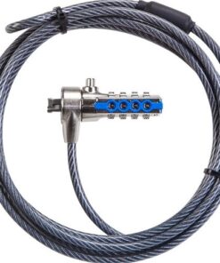 Targus Notebook Security Cable Lock - Fits older notebooks with T-Bar Slot