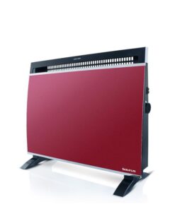 Taurus - Heater Electric Glass 2 Heat Settings - 1500W - Red