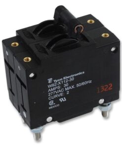 TE Connectivity, Hydromagnetic, Circuit Breaker, 2P, 277V, 30A