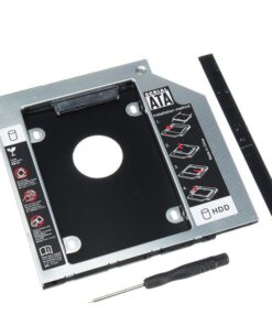 Techme Aluminum Universal SATA 2nd HDD Caddy 12.7 mm Hard Drive Enclosure