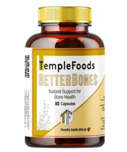 Temple Foods Better Bones. Natural Support for Bone Health - 120
