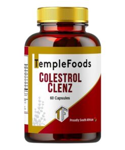 Temple Foods ColestrolClenz. Natural Cholesterol Reducer. Adaptogen. - 60 Pack