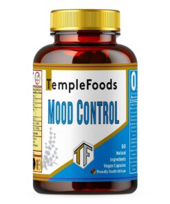 Temple Foods Mood Control. Nootropic for Anxiety, Stress & Depression - 120 Pack