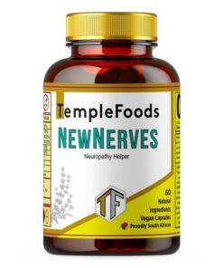 Temple Foods New Nerves. Neuropathy Helper. Promote Nerve Health - 120