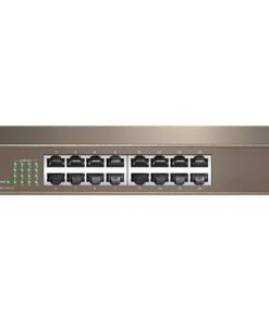 Tenda 16-Port Fast Ethernet Rack Mount Switch - Light Grey