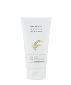 Thank You Farmer Rice Pure Clay Mask to Foam Cleanser