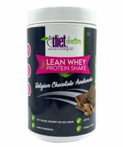 The Diet Doctor Lean Whey Protein Shake - Belgian Chocolate Avalance 900g
