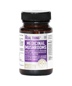 The Real Thing Medicinal Mushrooms Vegetarian Capsules - 60