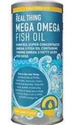 The Real Thing Mega Omega Fish Oil Lemon - 200ml