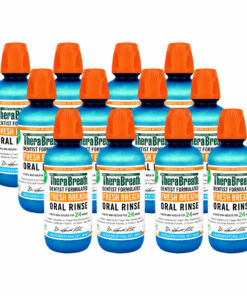 Therabreath Fresh Breath - Icy Mint Mouthwash - 473ml x 12 bottles