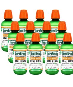 Therabreath Mouthwash - Fresh Breath - Mild Mint - 473ml x 12 bottles