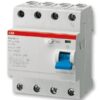 Thermal Magnetic Circuit Breaker, Residual Current, 63 A, 4 Pole, DIN Rail
