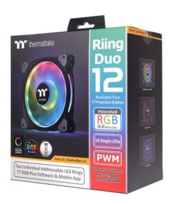 Thermaltake Riing Duo 12 RGB Radiator Fan (3-Fan Pack)