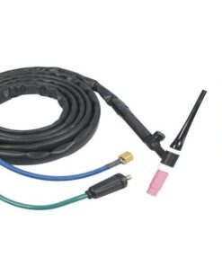 TIG Welding Torch 17V Series & Spare Parts Kit - Black 8m