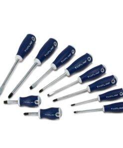 Topline Screwdriver Set - Non-Slip HDL - 10piece - TS7722