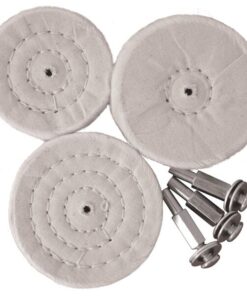 Tork Craft 3 Piece White Buff Set All Portable Drills