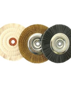 Tork Craft Bench Grinder Set 150mm 3Pce 1 X Wire 1 X Buff 1 X Nylon Wheel