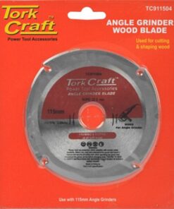 Tork Craft Blade 4 Teeth 115mm x 22.23mm for Wood On Angle Grinder