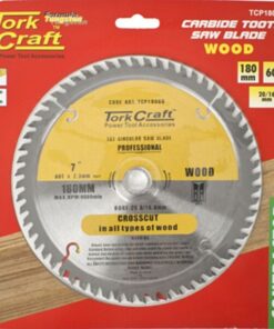 Tork Craft Blade Contractor 180 X 60T 20/16 Circular Saw TCT