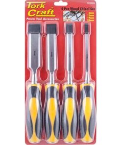 Tork Craft Chisel Set Wood 4 Piece In Blister