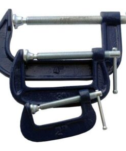 Tork Craft Clamp G 3 Piece Set 50 75 & 100mm 2 3 & 4" Kit
