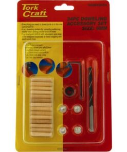 Tork Craft Dowel Kit 6mm - 34 Piece