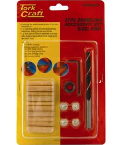 Tork Craft Dowel Kit 8mm - 27 Piece