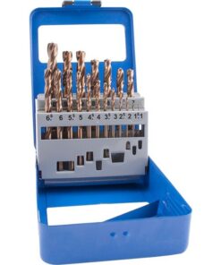 Tork Craft Drill Bit Set 19 Piece s 1-10mm x 0.5mm Turbo Point