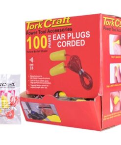 Tork Craft Ear Plug Corded 1Pr Poly Bag 100 Pr Per Box Bullet Shape Yellow