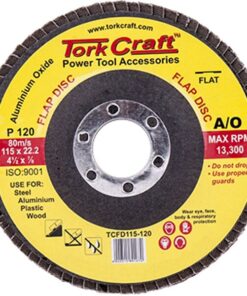 Tork Craft Flap Sanding Disc 115mm 120 Grit