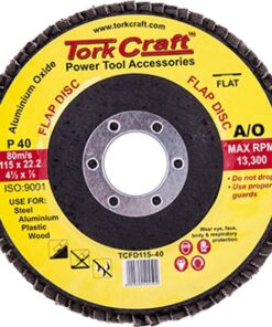 Tork Craft Flap Sanding Disc 115mm 40Grit