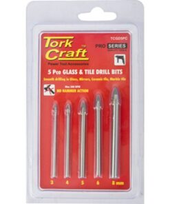 Tork Craft Glass & Tile Drill Bit Set 5 Pce 3/4/5/6/8