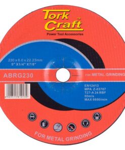 Tork Craft Grinding Disc For Steel 230 X 6.0 X 22.2mm