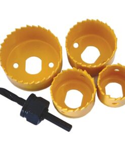 Tork Craft Hole Saw Set 5 Piece Carbon Steel
